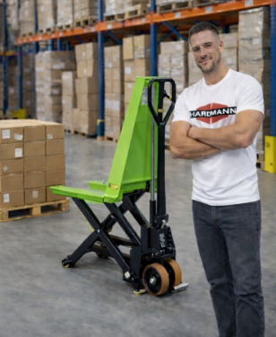 Transpalette à grande levée